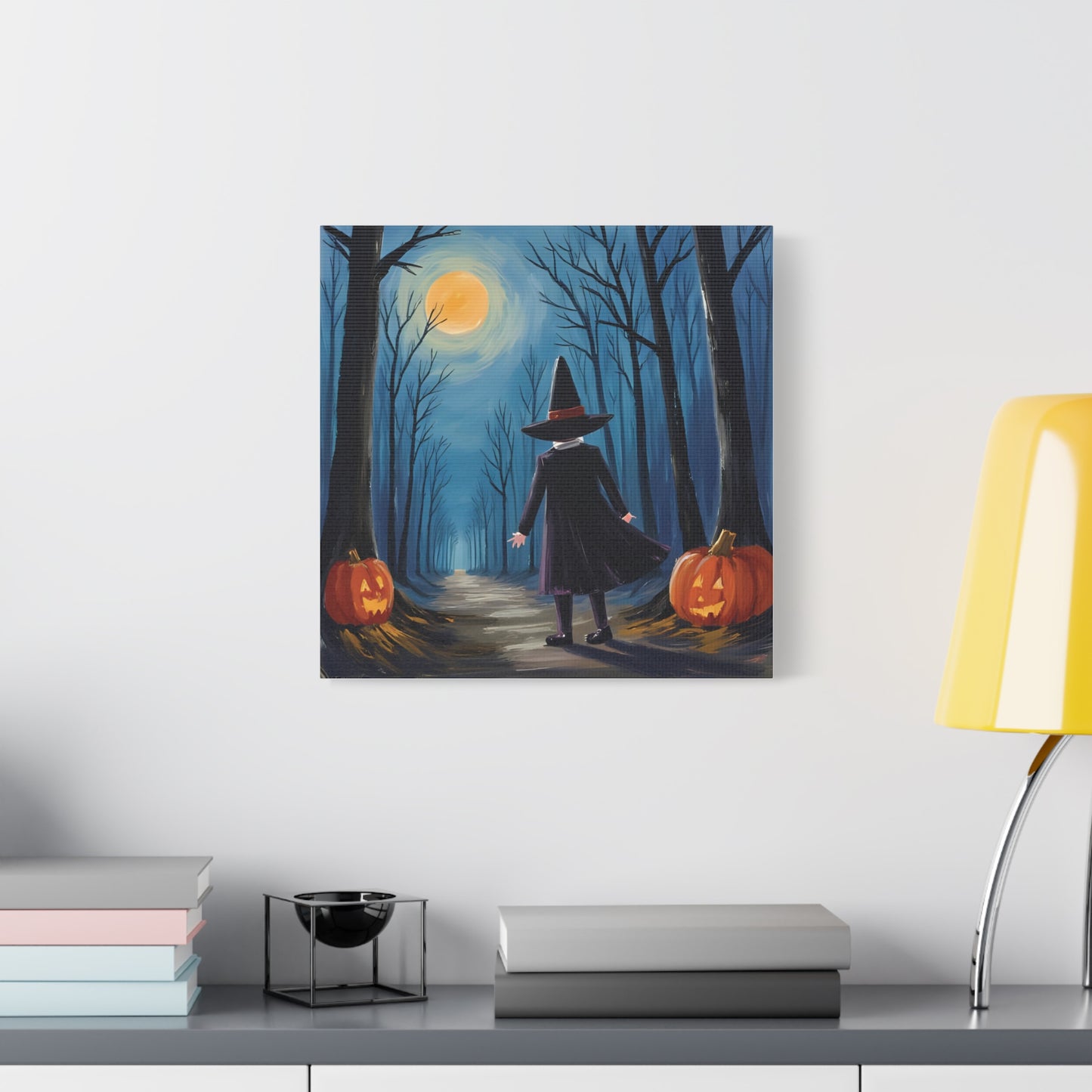 "The Path to Harmony " Inspirational Canvas Art, Halloween Gift, Motivational Wall Decor, Sunset Artwork for Home, Modern Living Room, Gift for Dreamers