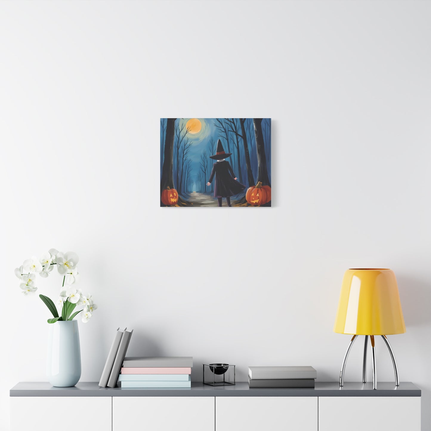"The Path to Harmony " Inspirational Canvas Art, Halloween Gift, Motivational Wall Decor, Sunset Artwork for Home, Modern Living Room, Gift for Dreamers