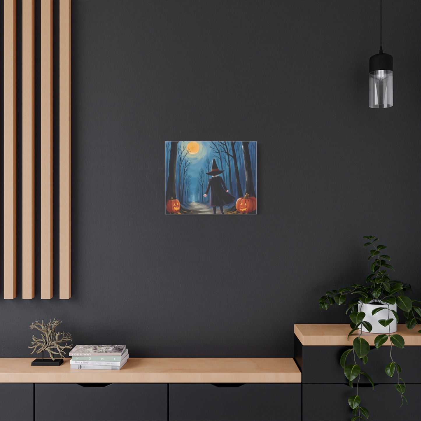 "The Path to Harmony " Inspirational Canvas Art, Halloween Gift, Motivational Wall Decor, Sunset Artwork for Home, Modern Living Room, Gift for Dreamers