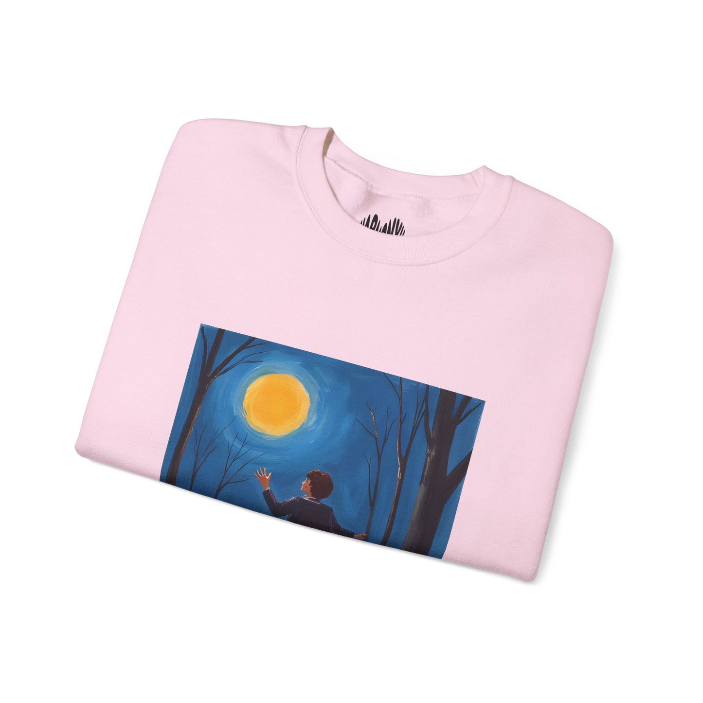 “Sing with the Moon” Crewneck Sweatshirt, Halloween Sweatshirt, Cozy Fall Apparel, Pumpkin Patch Gift, Unisex Sweatshirt