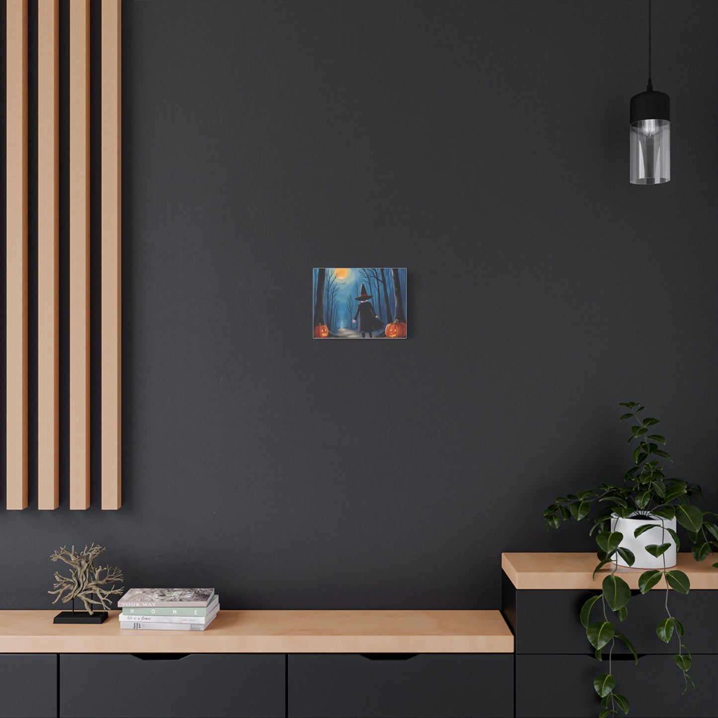 "The Path to Harmony  " Inspirational Canvas Art, Halloween Gift, Motivational Wall Decor, Sunset Artwork for Home, Modern Living Room, Gift for Dreamers
