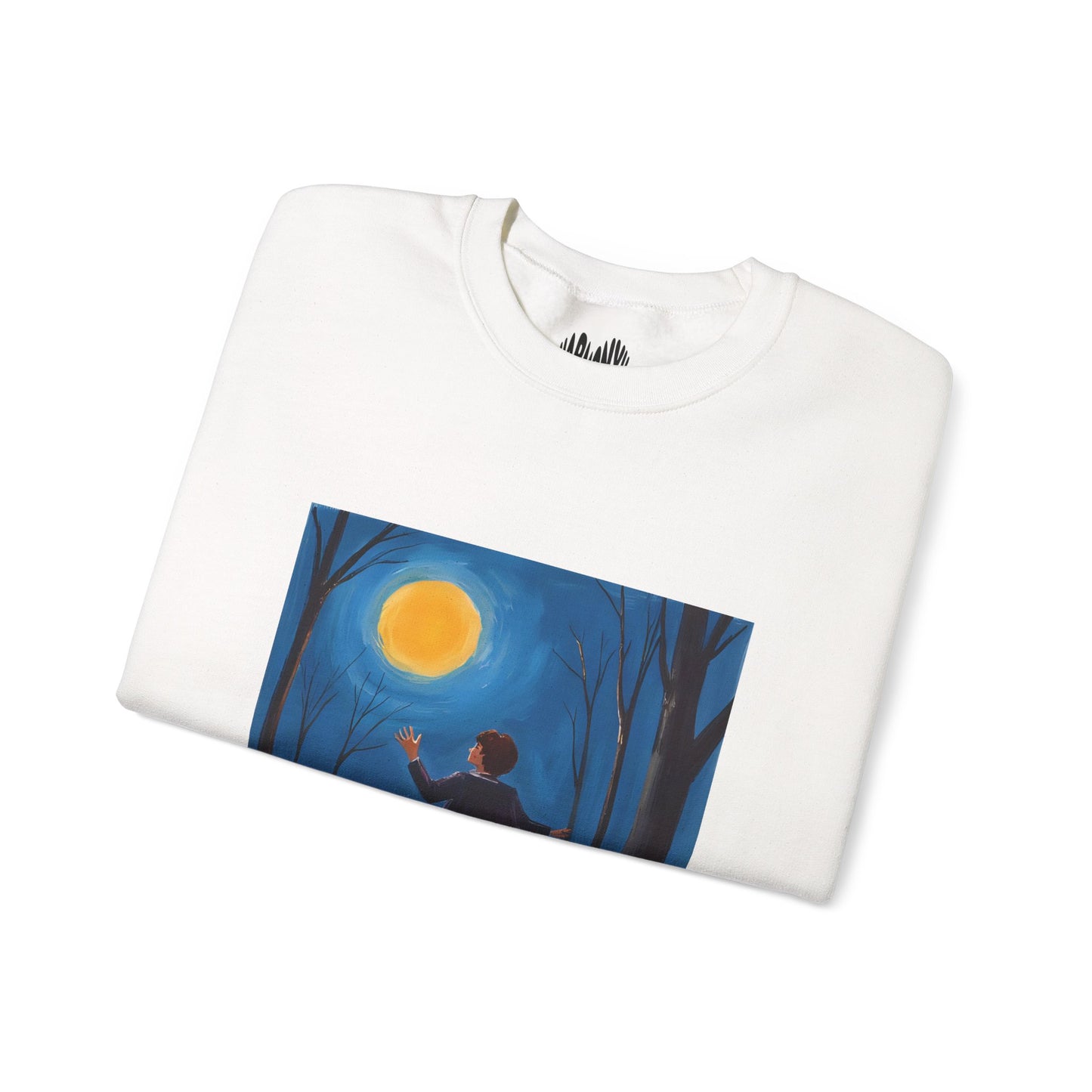 “Sing with the Moon” Crewneck Sweatshirt, Halloween Sweatshirt, Cozy Fall Apparel, Pumpkin Patch Gift, Unisex Sweatshirt