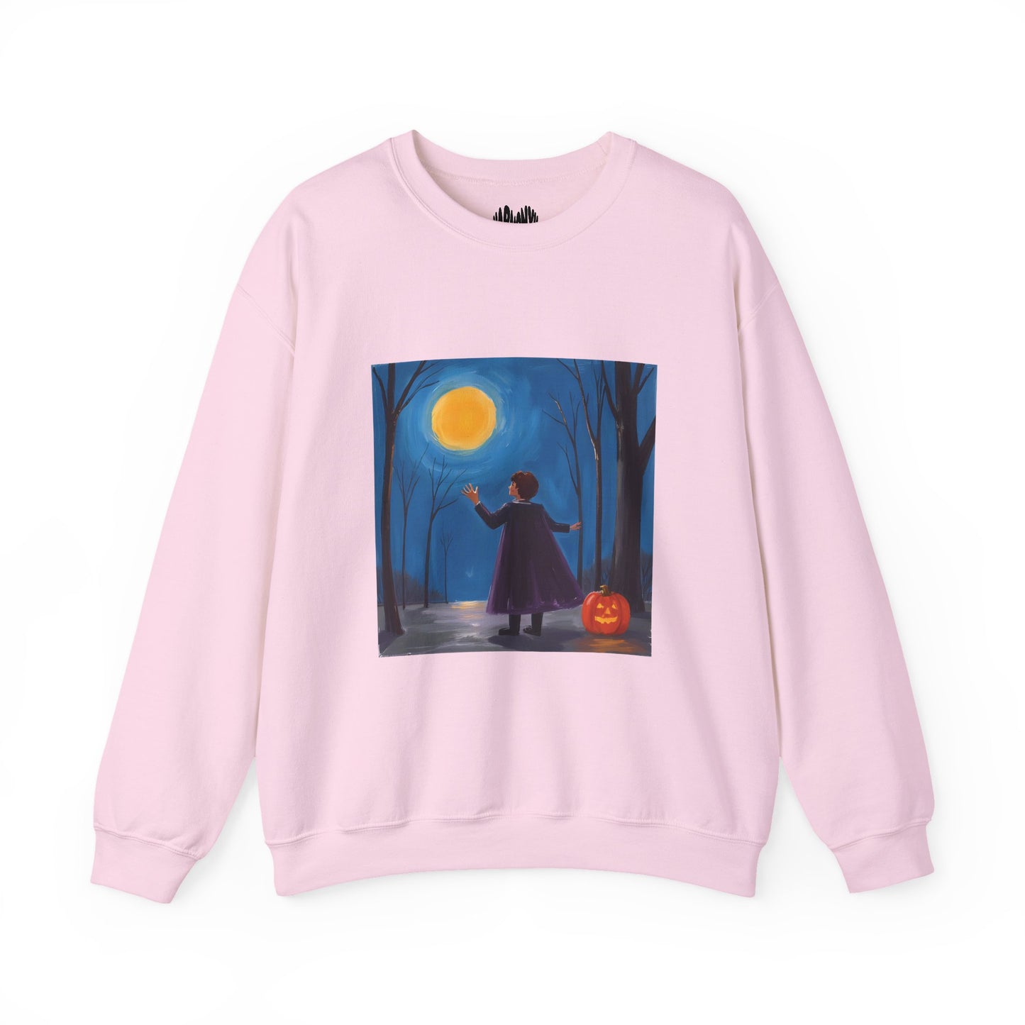 “Sing with the Moon” Crewneck Sweatshirt, Halloween Sweatshirt, Cozy Fall Apparel, Pumpkin Patch Gift, Unisex Sweatshirt