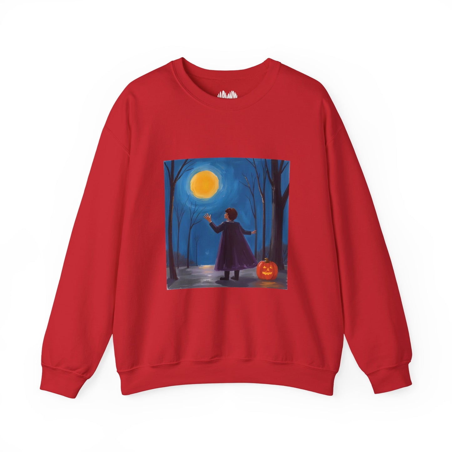 “Sing with the Moon” Crewneck Sweatshirt, Halloween Sweatshirt, Cozy Fall Apparel, Pumpkin Patch Gift, Unisex Sweatshirt