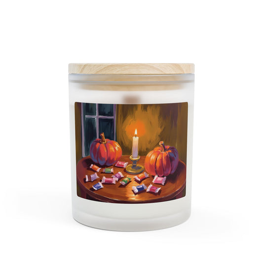 "Nightfall's Treat" Candle,  Halloween Candle, Gift for her, Cute Pumpkin