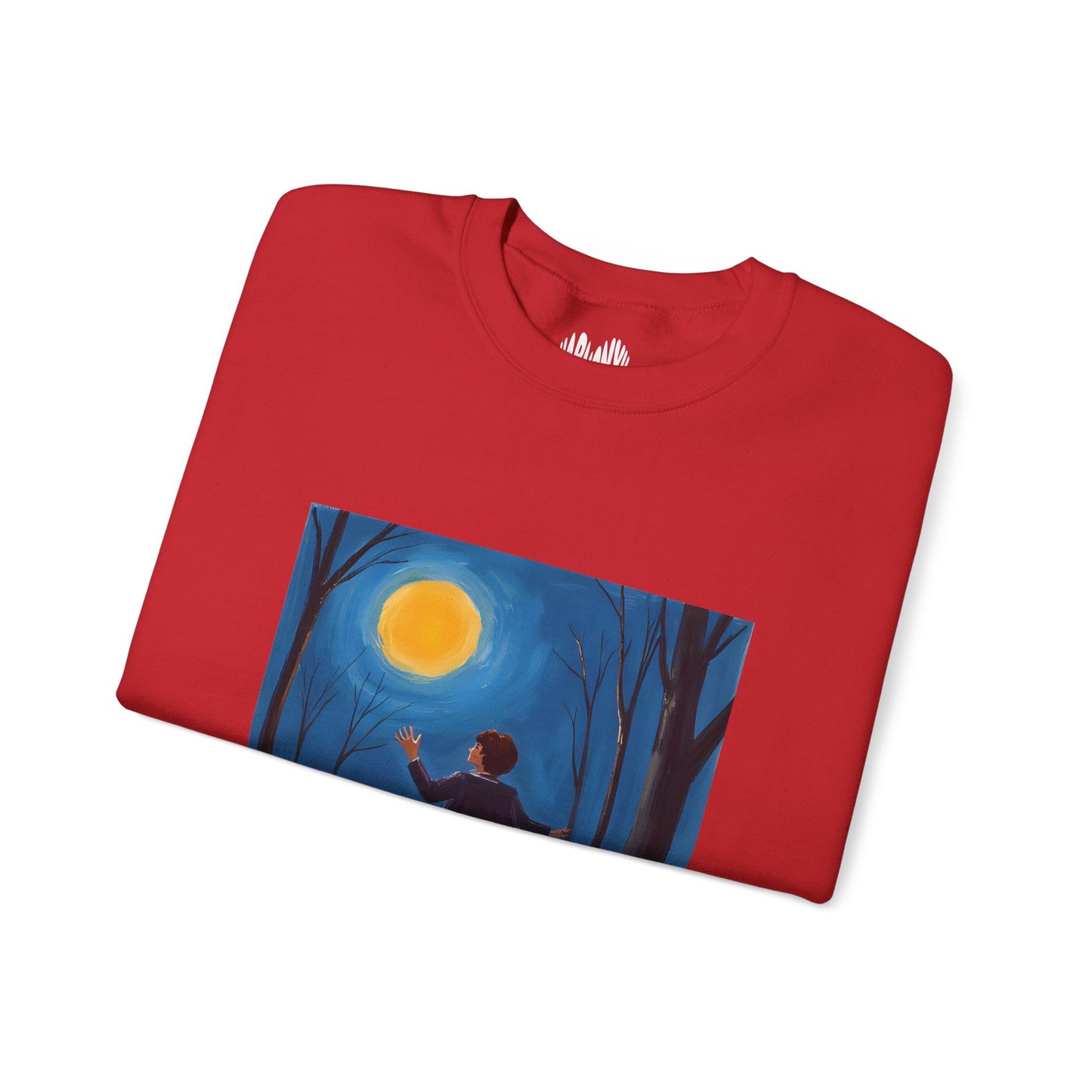 “Sing with the Moon” Crewneck Sweatshirt, Halloween Sweatshirt, Cozy Fall Apparel, Pumpkin Patch Gift, Unisex Sweatshirt
